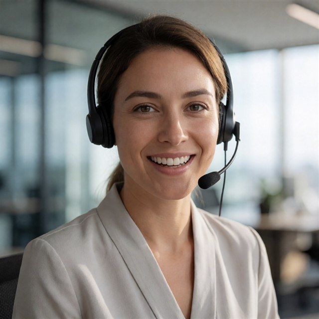 H2O Logistics dispatch team member wearing a headset