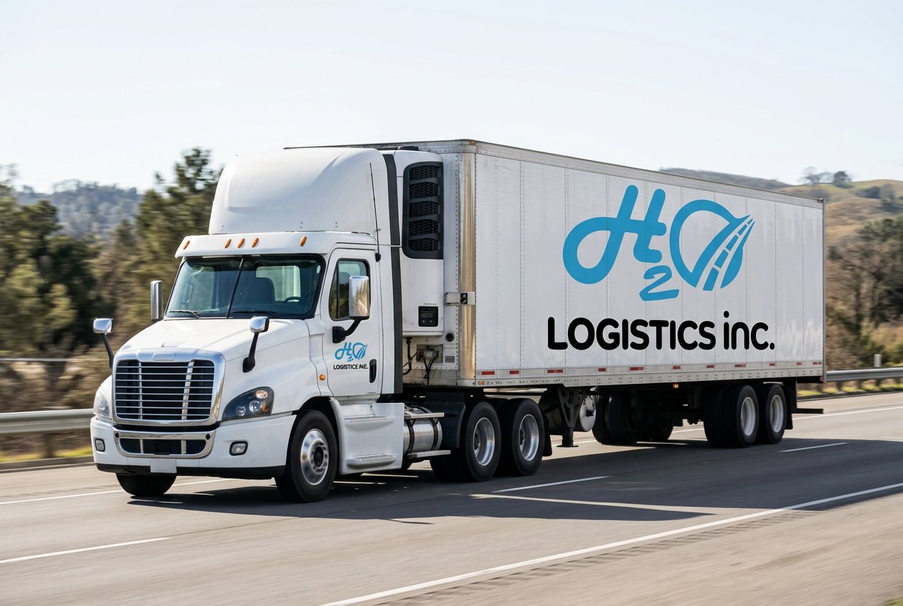 H2O Logistics reefer truck